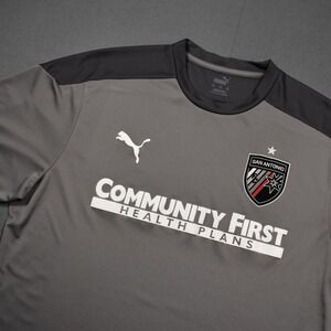San Antonio FC Player Issue Warm Up Training Top Puma XX-Large (Runs Small) Gray